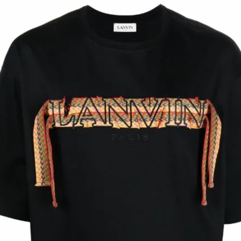 Lanvin 3xl curb lace t shirt
